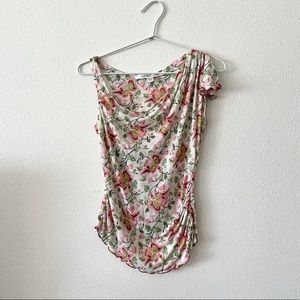 DVF Silk Sleeveless Stretch Top Large